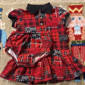 Polo by Ralph Lauren Red and Black Kids Matching Set